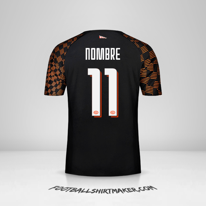 Jersey PSV Cup 2019/20 Visita -  nombre - 11