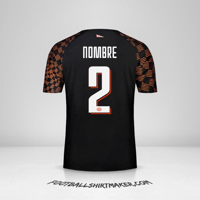 Camiseta PSV Cup 2019/20 Visita -  nombre - 2