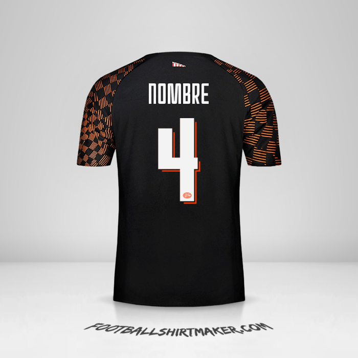 Jersey PSV Cup 2019/20 Visita -  nombre - 4