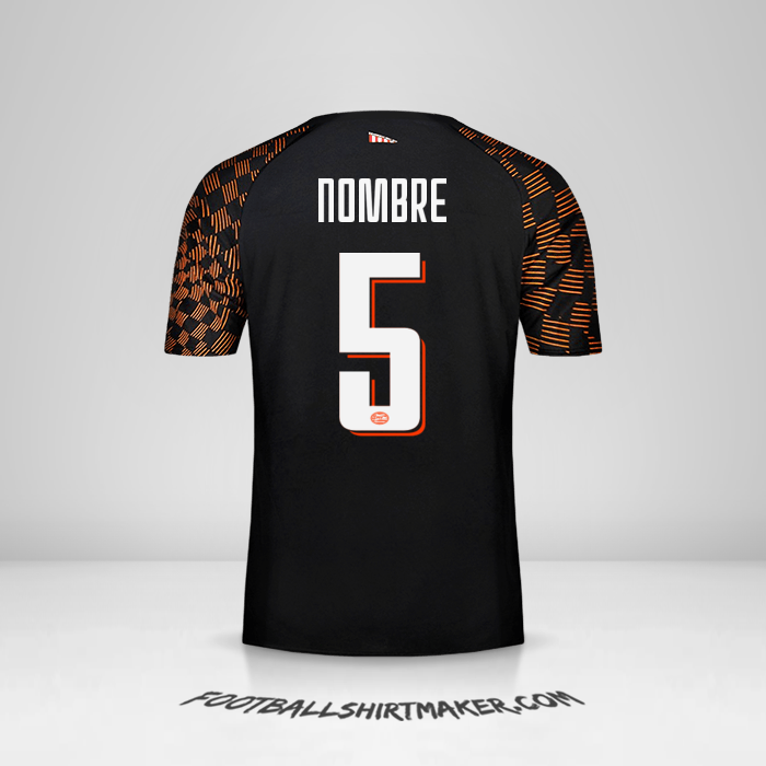 Jersey PSV Cup 2019/20 Visita -  nombre - 5