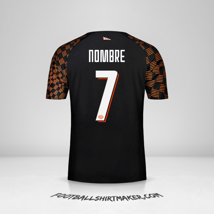 Jersey PSV Cup 2019/20 Visita -  nombre - 7