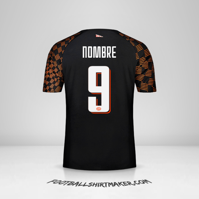 Jersey PSV Cup 2019/20 Visita -  nombre - 9