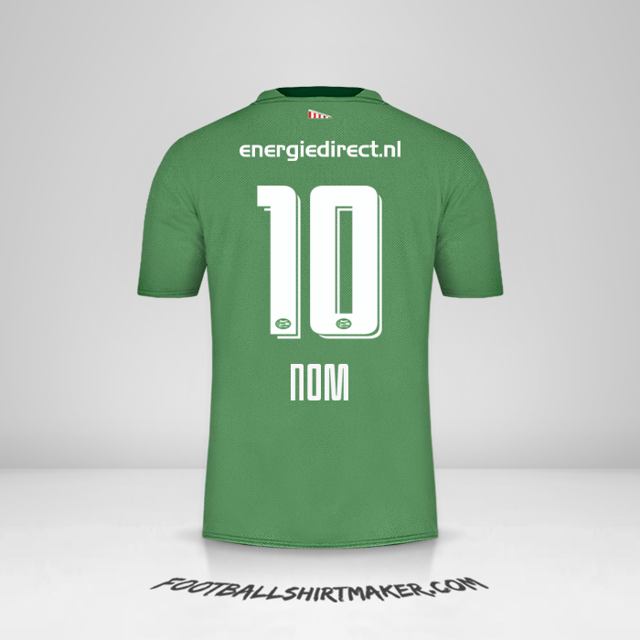 Maillot PSV 2019/20 Troisième -  nom - 10