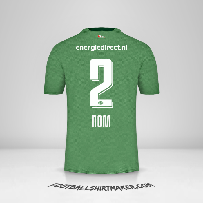 Maillot PSV 2019/20 Troisième -  nom - 2