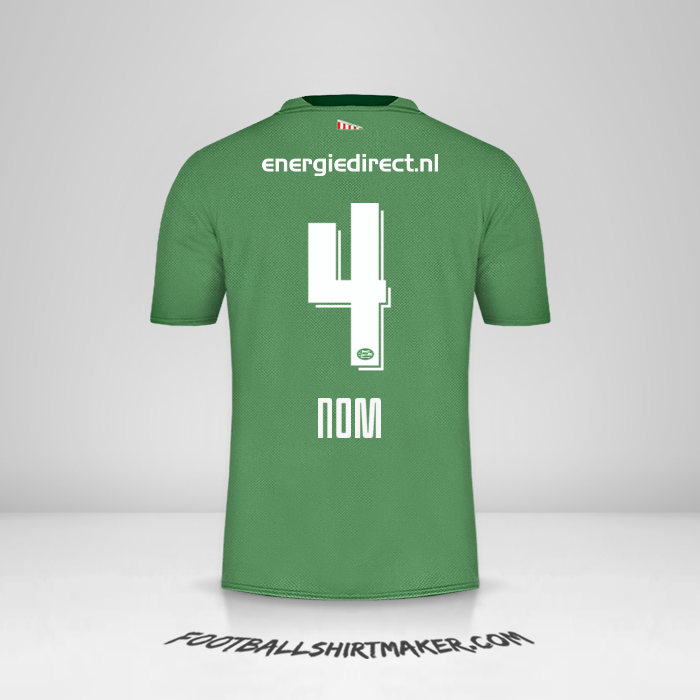 Maillot PSV 2019/20 Troisième -  nom - 4