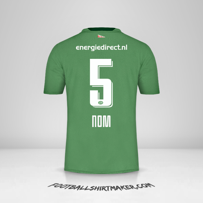 Maillot PSV 2019/20 Troisième -  nom - 5