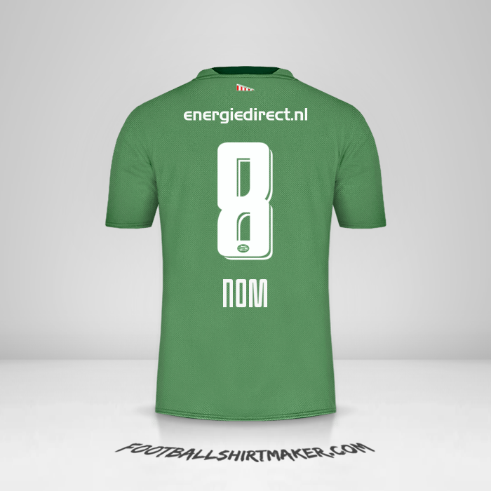 Maillot PSV 2019/20 Troisième -  nom - 8