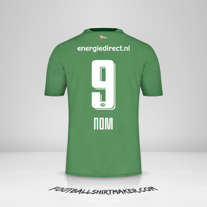 Maillot PSV 2019/20 Troisième -  nom - 9