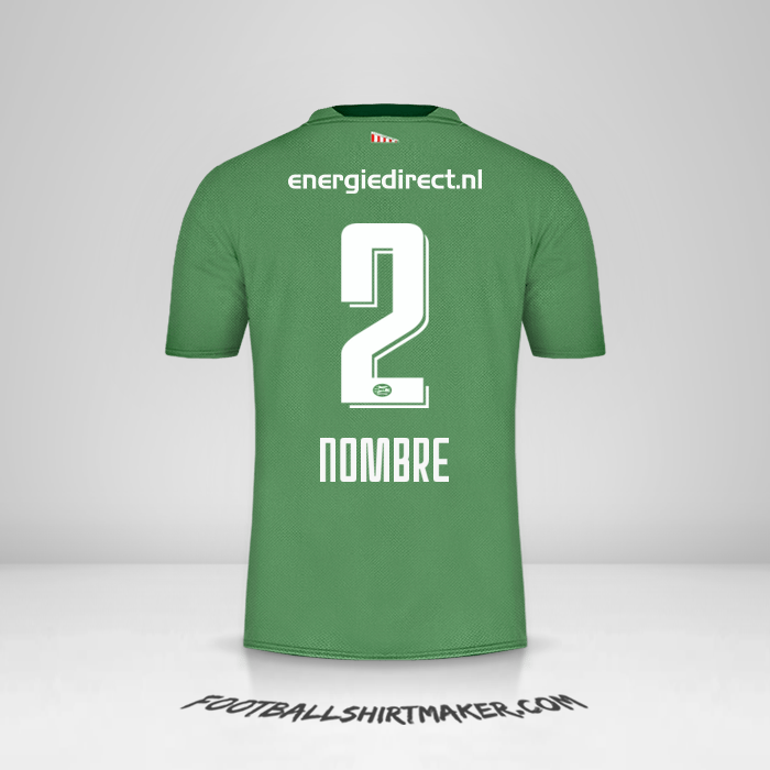 Jersey PSV 2019/20 Tercera -  nombre - 2
