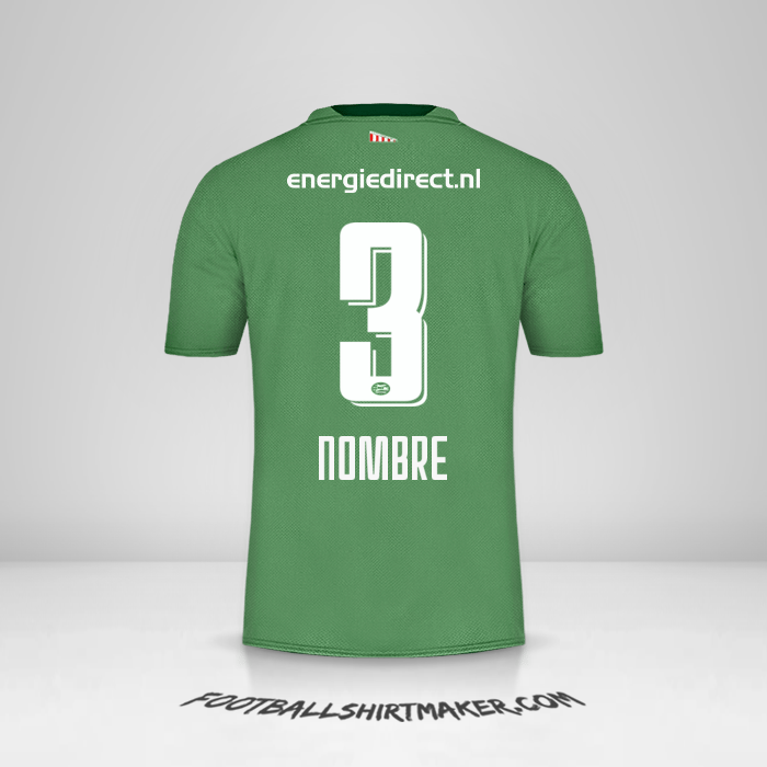 Jersey PSV 2019/20 Tercera -  nombre - 3