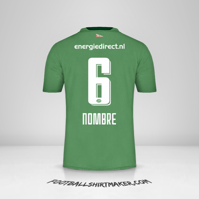 Camiseta PSV 2019/20 Tercera -  nombre - 6