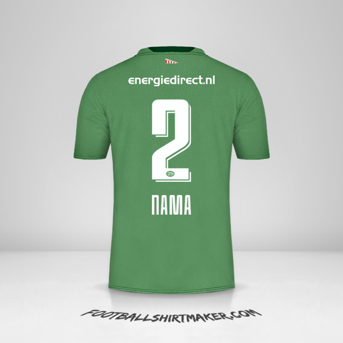 Jersey PSV 2019/20 Ketiga -  nama - 2