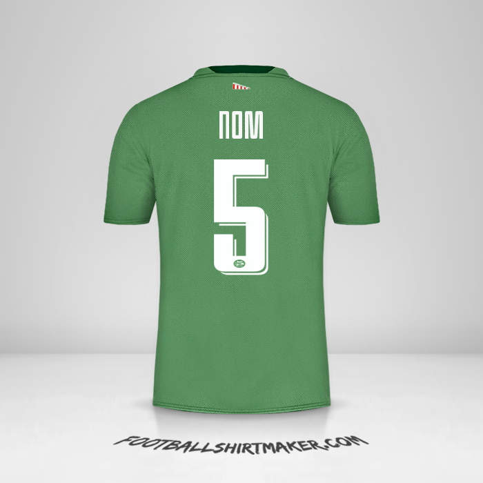 Maillot PSV Cup 2019/20 Troisième -  nom - 5