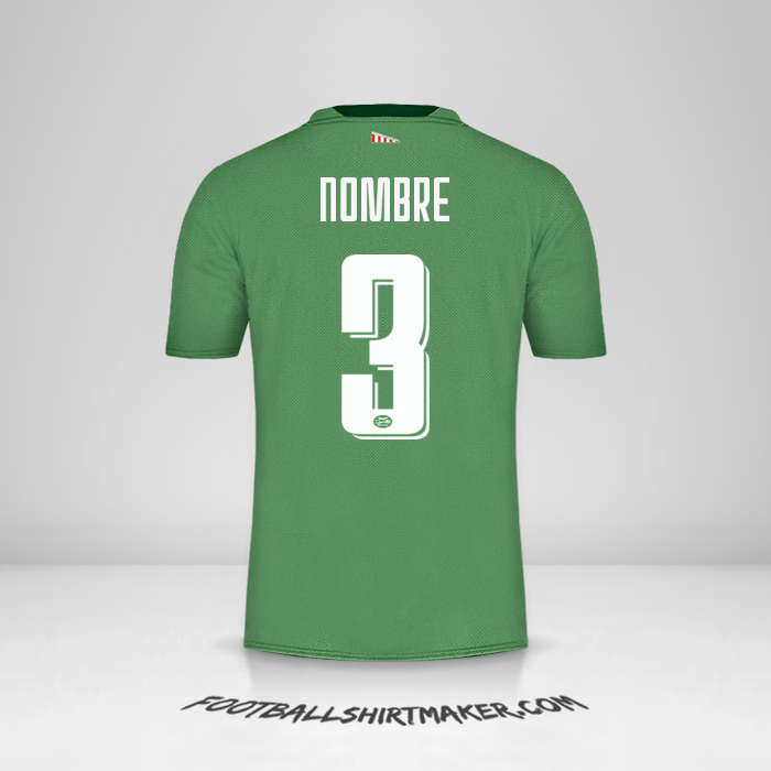 Jersey PSV Cup 2019/20 Tercera -  nombre - 3
