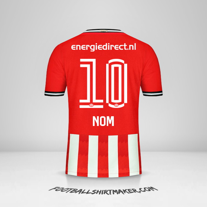 Maillot PSV 2020/21 -  nom - 10