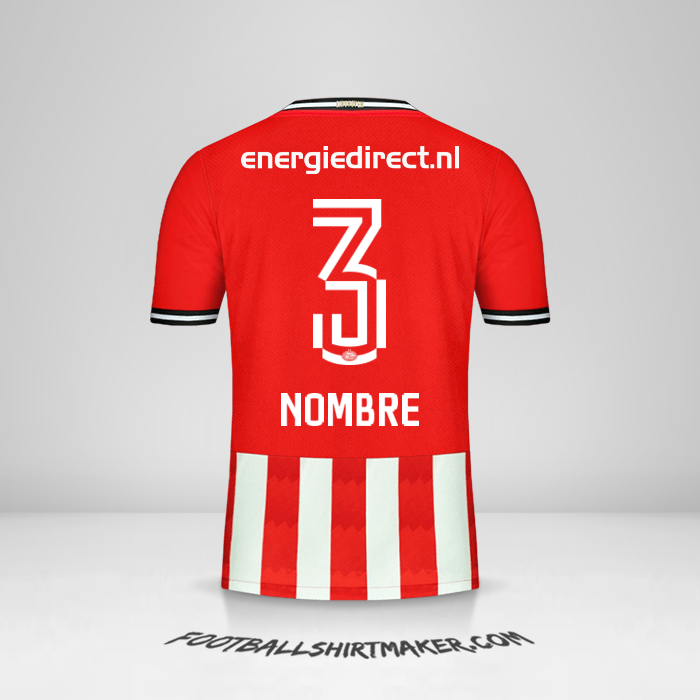 Jersey PSV 2020/21 -  nombre - 3