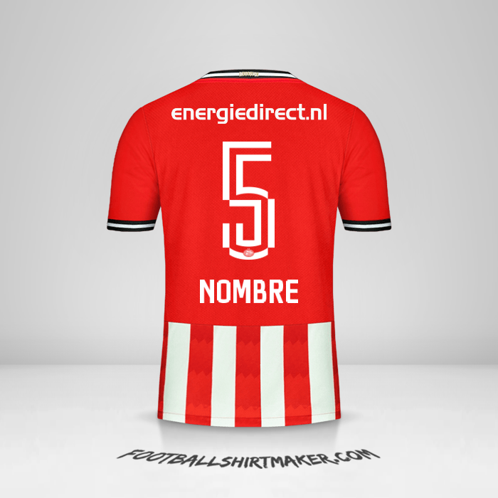 Jersey PSV 2020/21 -  nombre - 5