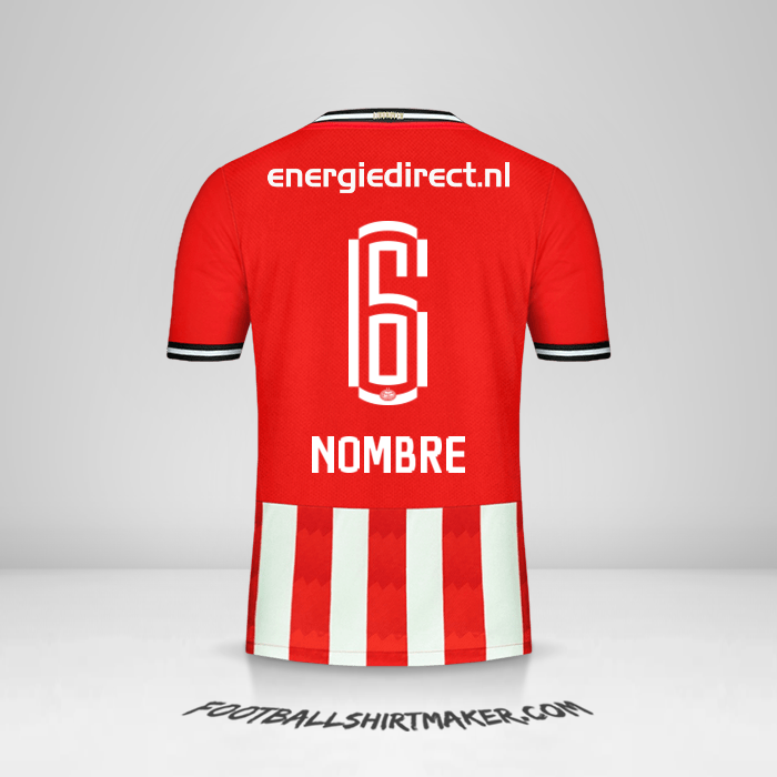 Jersey PSV 2020/21 -  nombre - 6