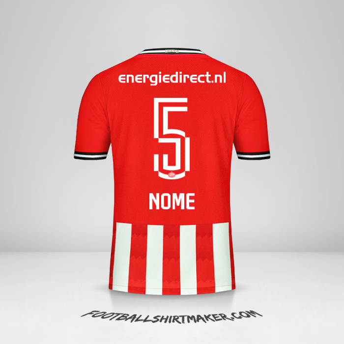 Camisa PSV 2020/21 -  nome - 5