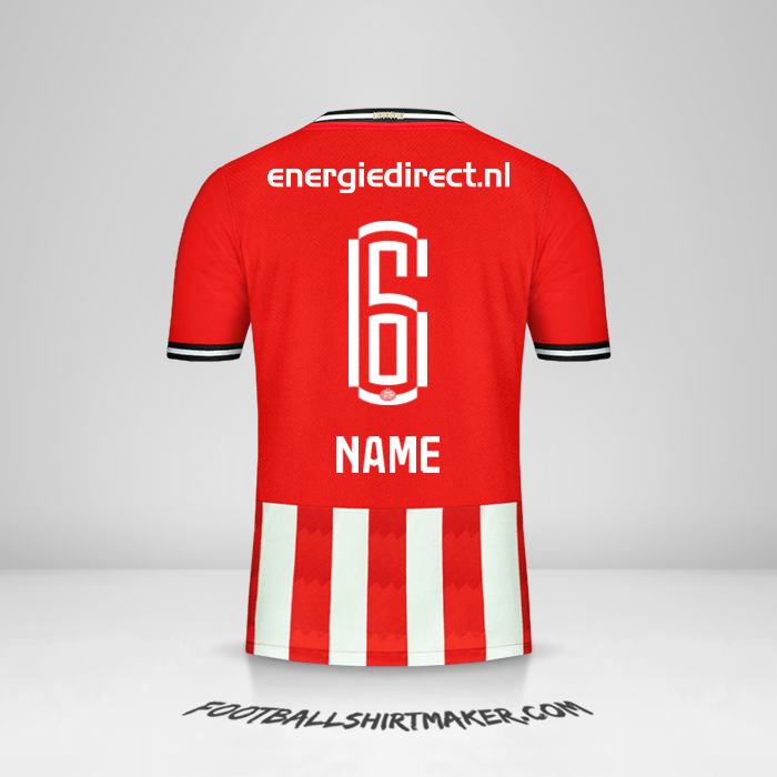 Jersey PSV 2020/21 -  name - 6