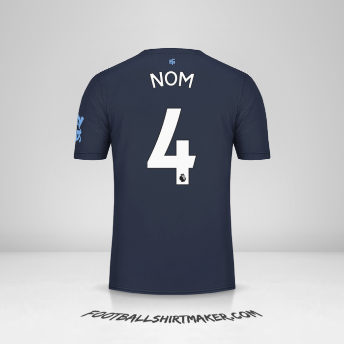 Maillot Everton FC 2019/20 Troisième -  nom - 4