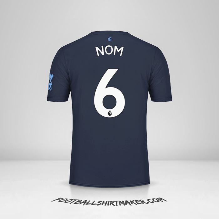 Maillot Everton FC 2019/20 Troisième -  nom - 6