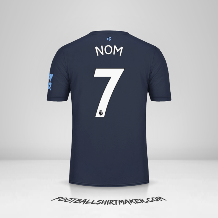 Maillot Everton FC 2019/20 Troisième -  nom - 7