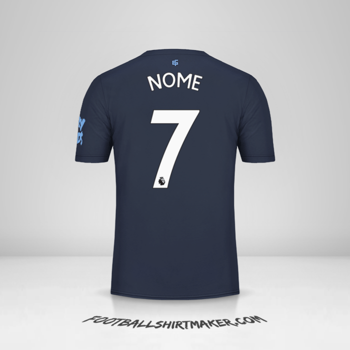 Maglia Everton FC 2019/20 Terza -  nome - 7