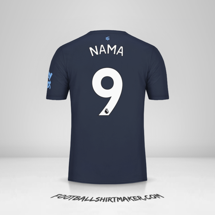Jersey Everton FC 2019/20 Ketiga -  nama - 9