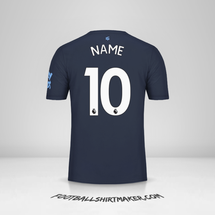 Trikot Everton FC 2019/20 Dritte -  name - 10