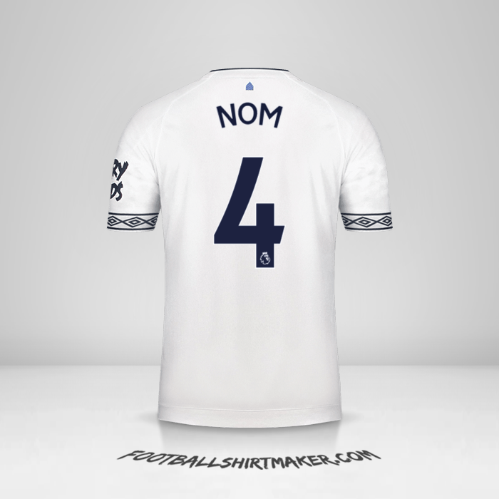 Maillot Everton FC 2018/19 Troisième -  nom - 4