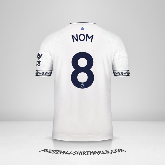 Maillot Everton FC 2018/19 Troisième -  nom - 8