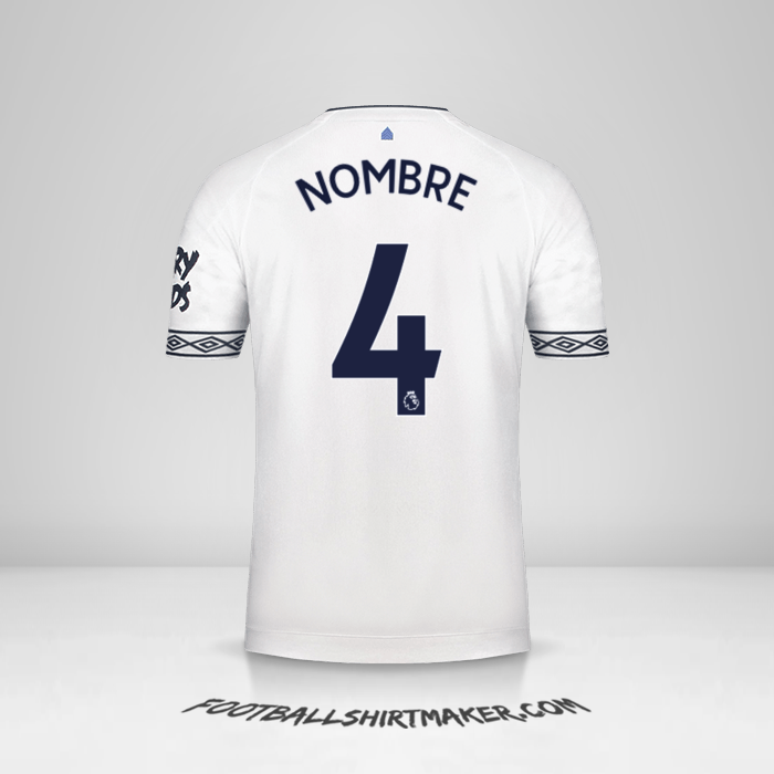 Camiseta Everton FC 2018/19 Tercera -  nombre - 4