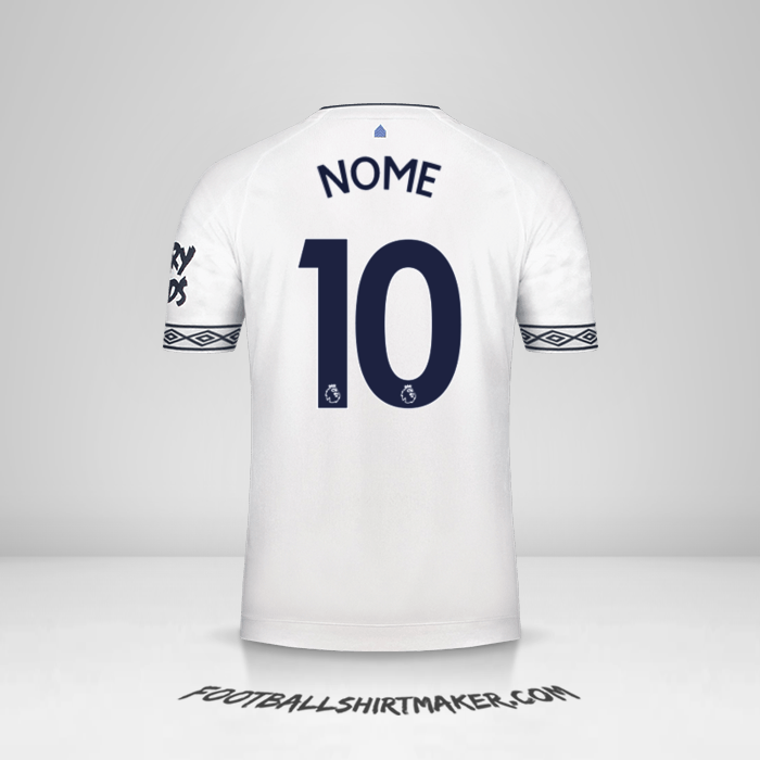 Maglia Everton FC 2018/19 Terza -  nome - 10