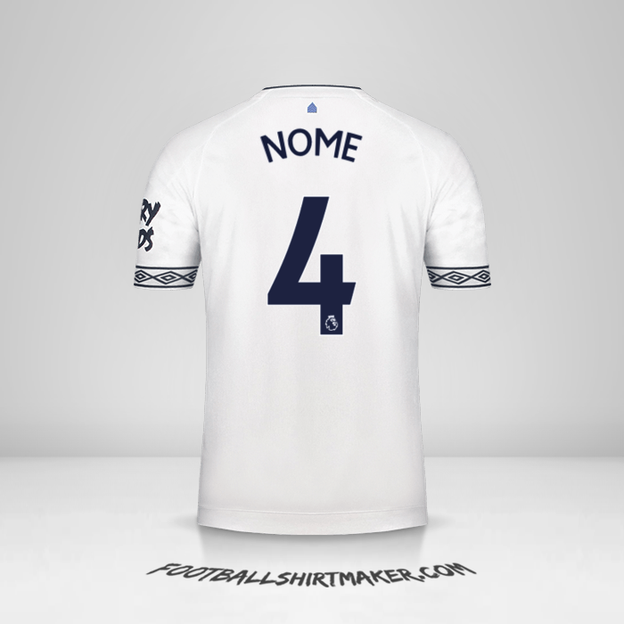 Camisola Everton FC 2018/19 Terceira -  nome - 4