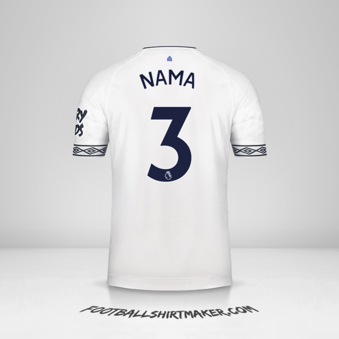 Jersey Everton FC 2018/19 Ketiga -  nama - 3