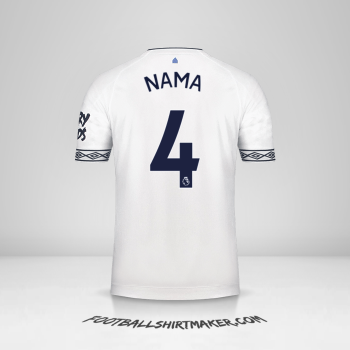 Jersey Everton FC 2018/19 Ketiga -  nama - 4