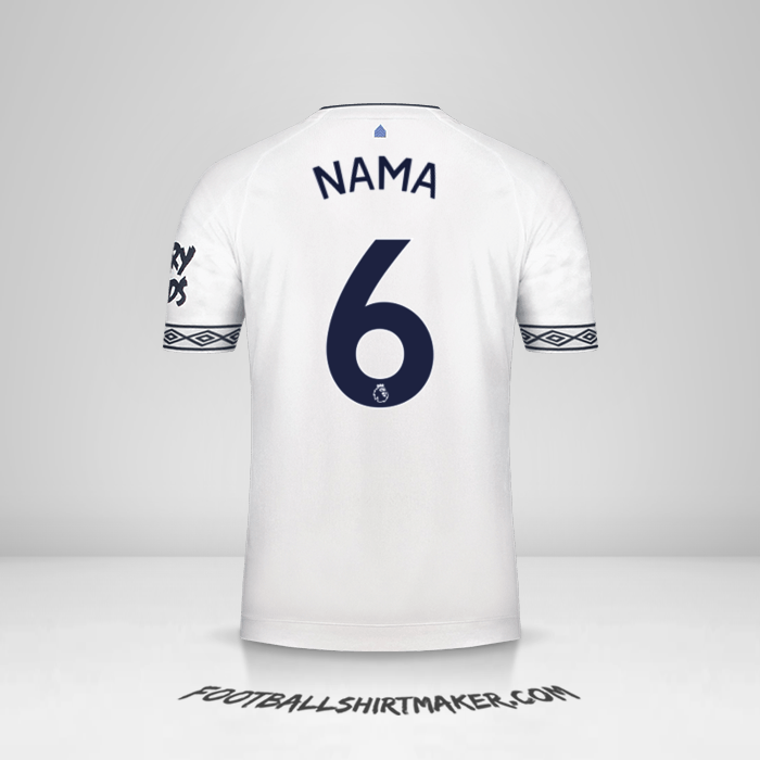 Jersey Everton FC 2018/19 Ketiga -  nama - 6