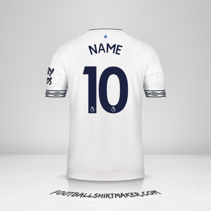 Shirt Everton FC 2018/19 Third -  name - 10