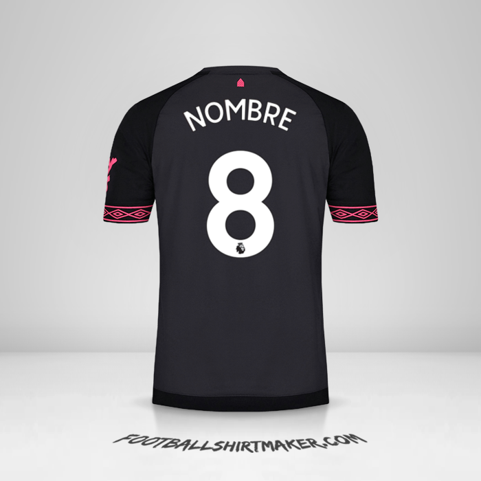Camiseta Everton FC 2018/19 Visita -  nombre - 8