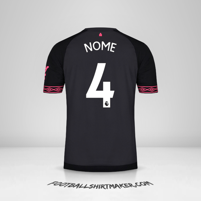 Camisa Everton FC 2018/19 Alternativa -  nome - 4
