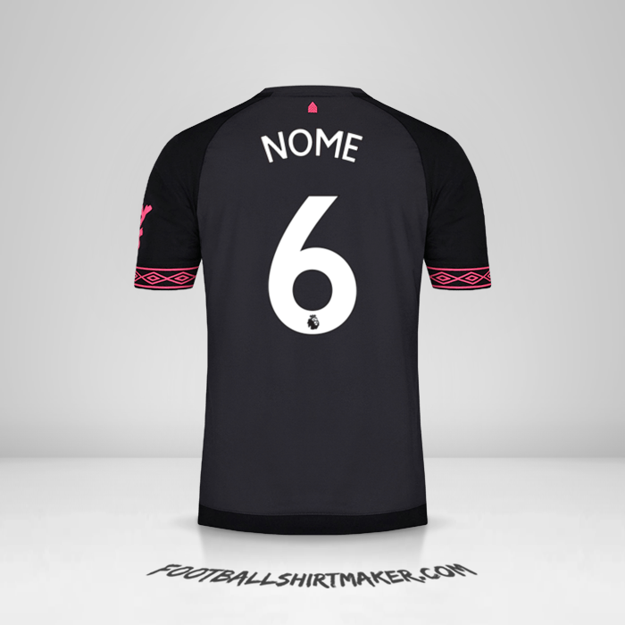 Camisola Everton FC 2018/19 Alternativa -  nome - 6