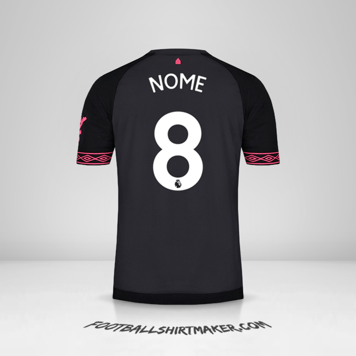 Maglia Everton FC 2018/19 Seconda -  nome - 8