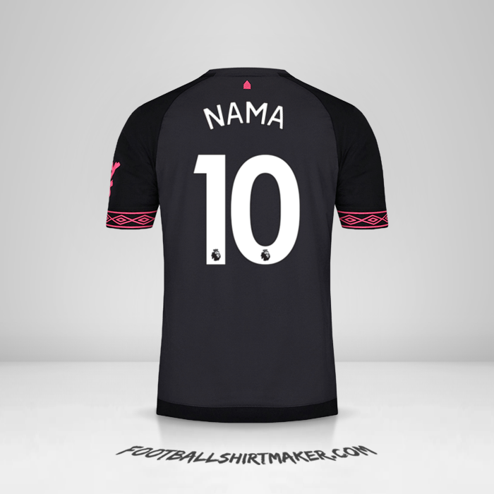 Jersey Everton FC 2018/19 Alternatif -  nama - 10