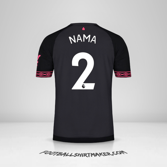 Jersey Everton FC 2018/19 Alternatif -  nama - 2