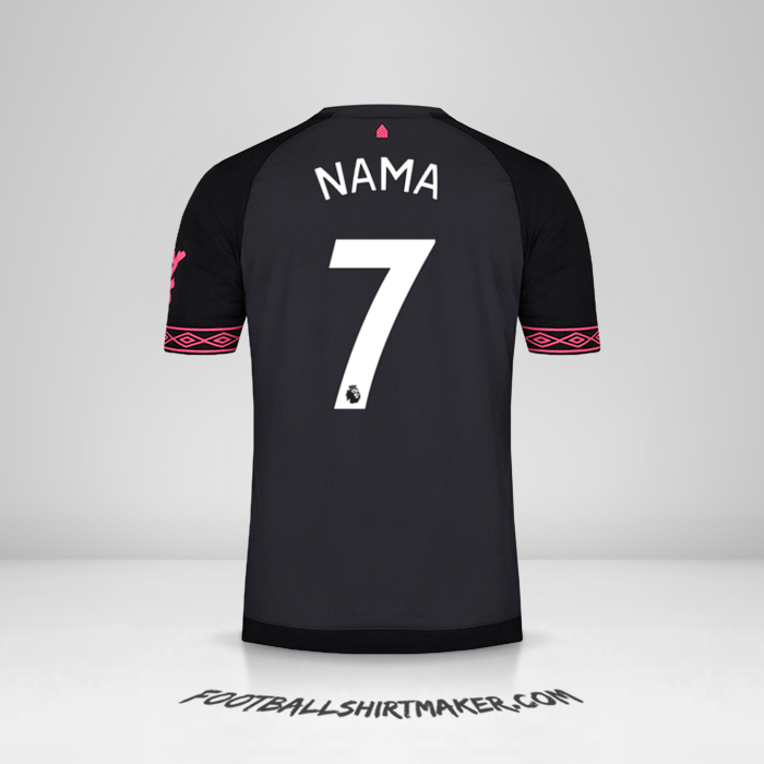 Jersey Everton FC 2018/19 Alternatif -  nama - 7