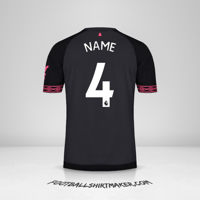 Jersey Everton FC 2018/19 Away -  name - 4