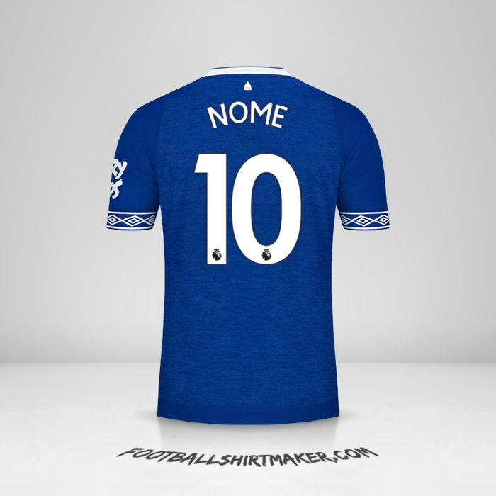 Camisa Everton FC 2018/19 -  nome - 10
