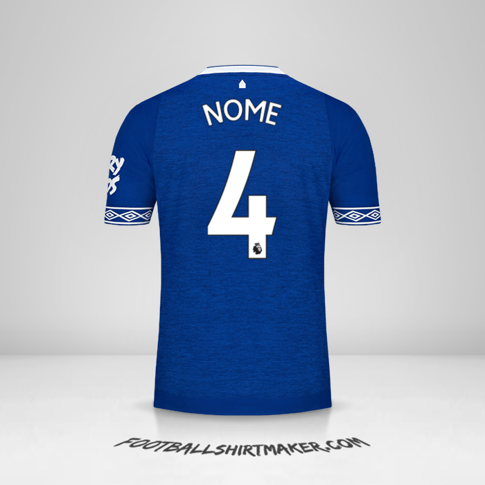 Camisa Everton FC 2018/19 -  nome - 4
