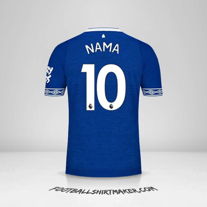 Jersey Everton FC 2018/19 -  nama - 10